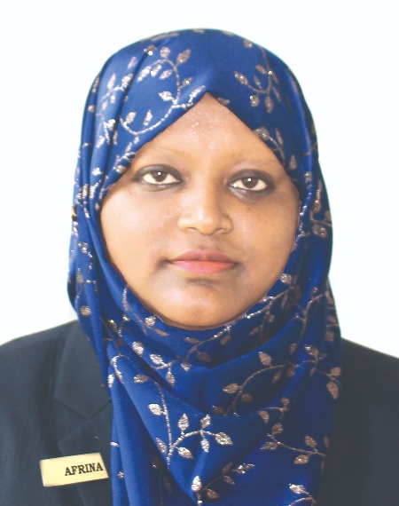 Lecturer Afrina Khanam